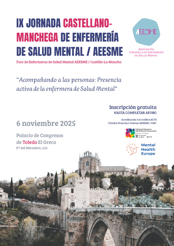 IX Jornada Castellanomanchega de Enfermería de Salud Mental organizada ...
